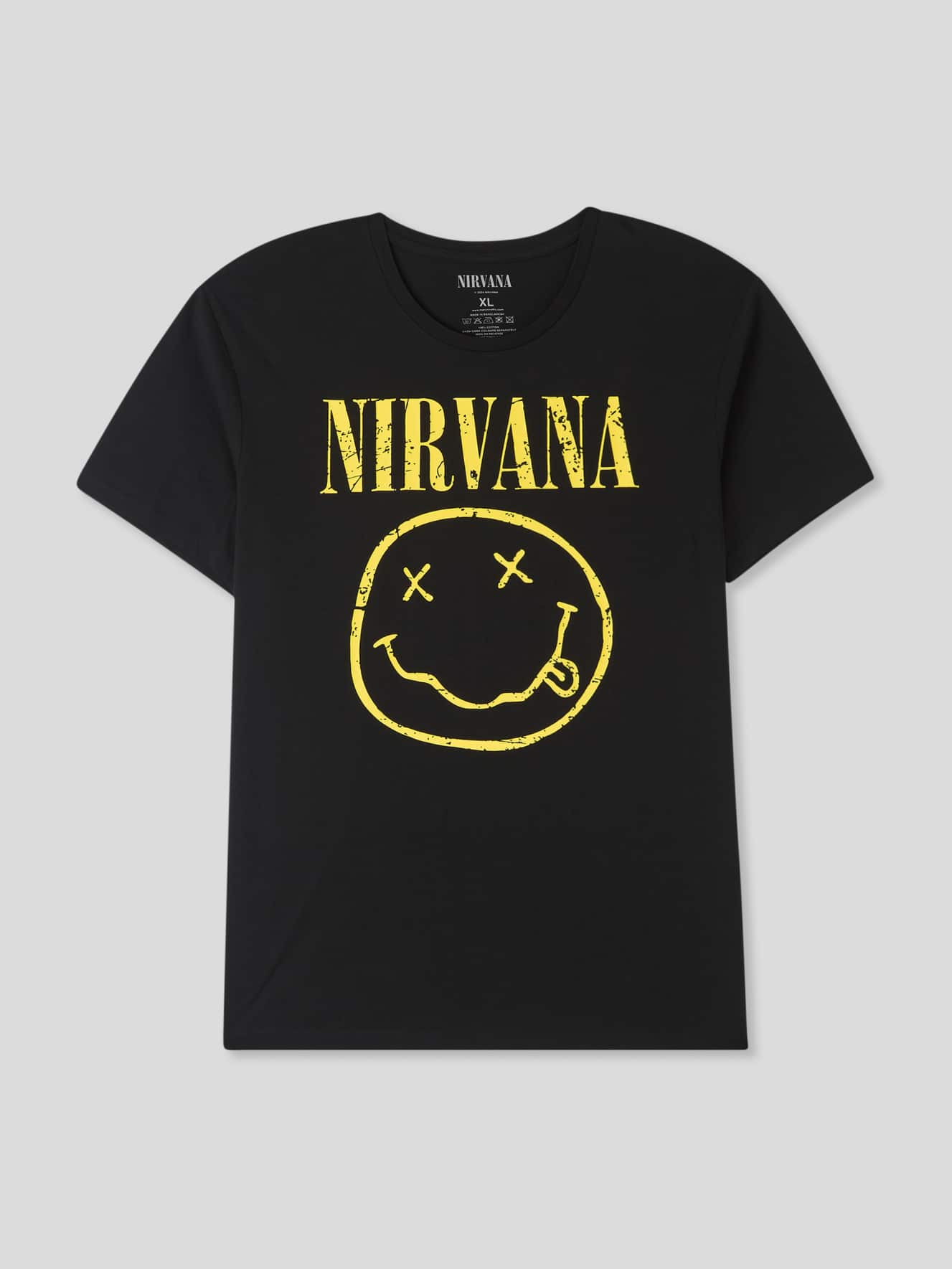 T-shirt stampa Nirvana