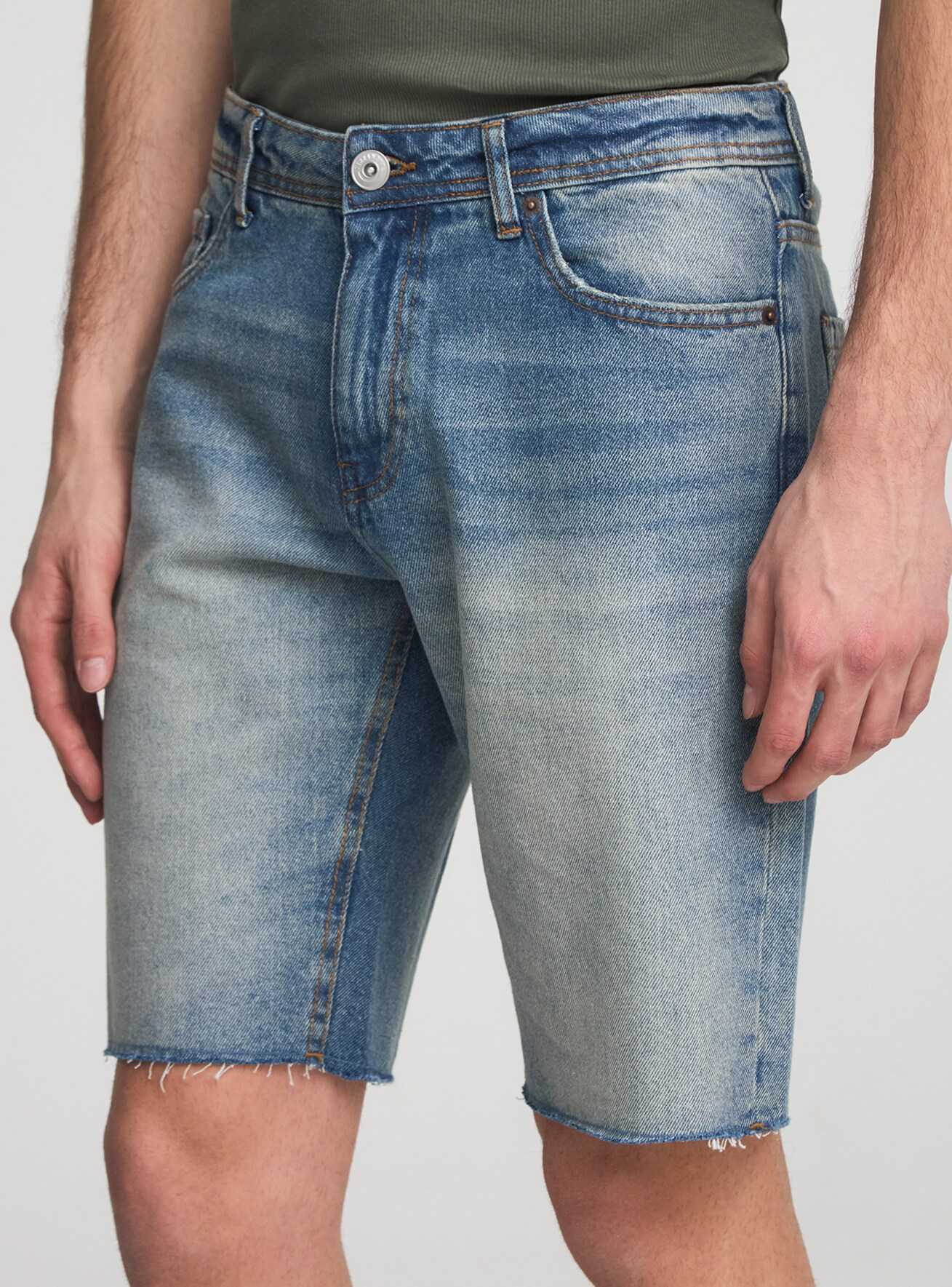 Pantalone Jeans Corto Uomo Terranova