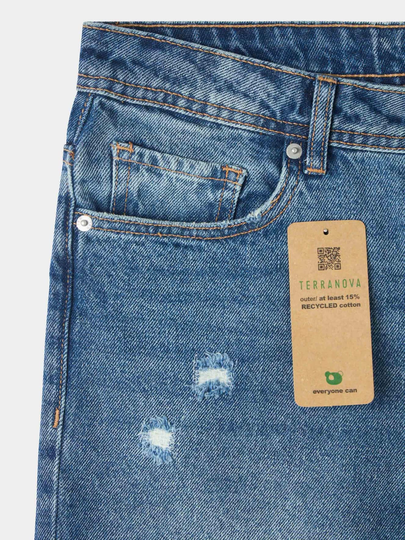 Short en Jeans Homme Terranova