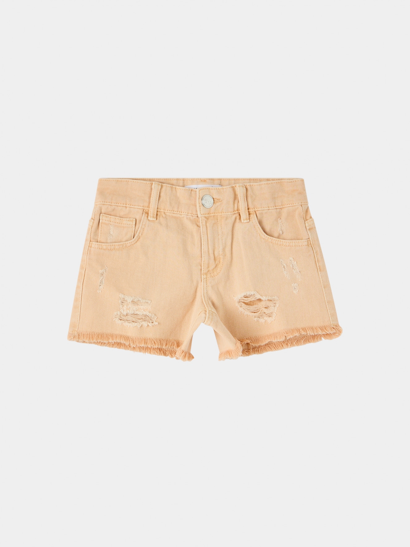 Shorts jeans con strappi