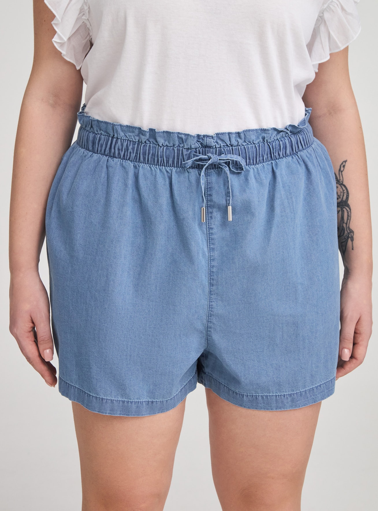 Pantalone Jeans Corto Donna Terranova