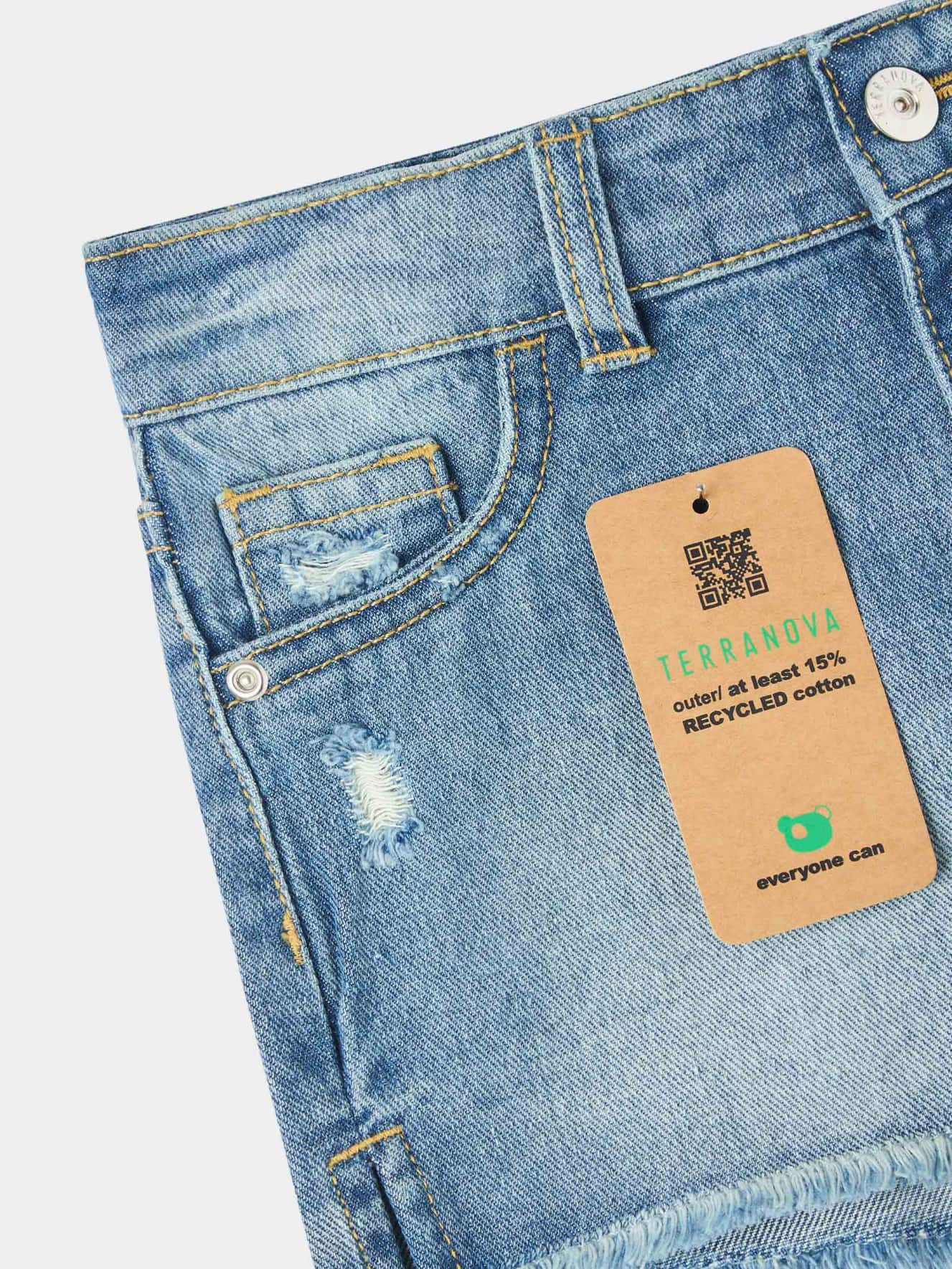Jeans cortos Niña Terranova