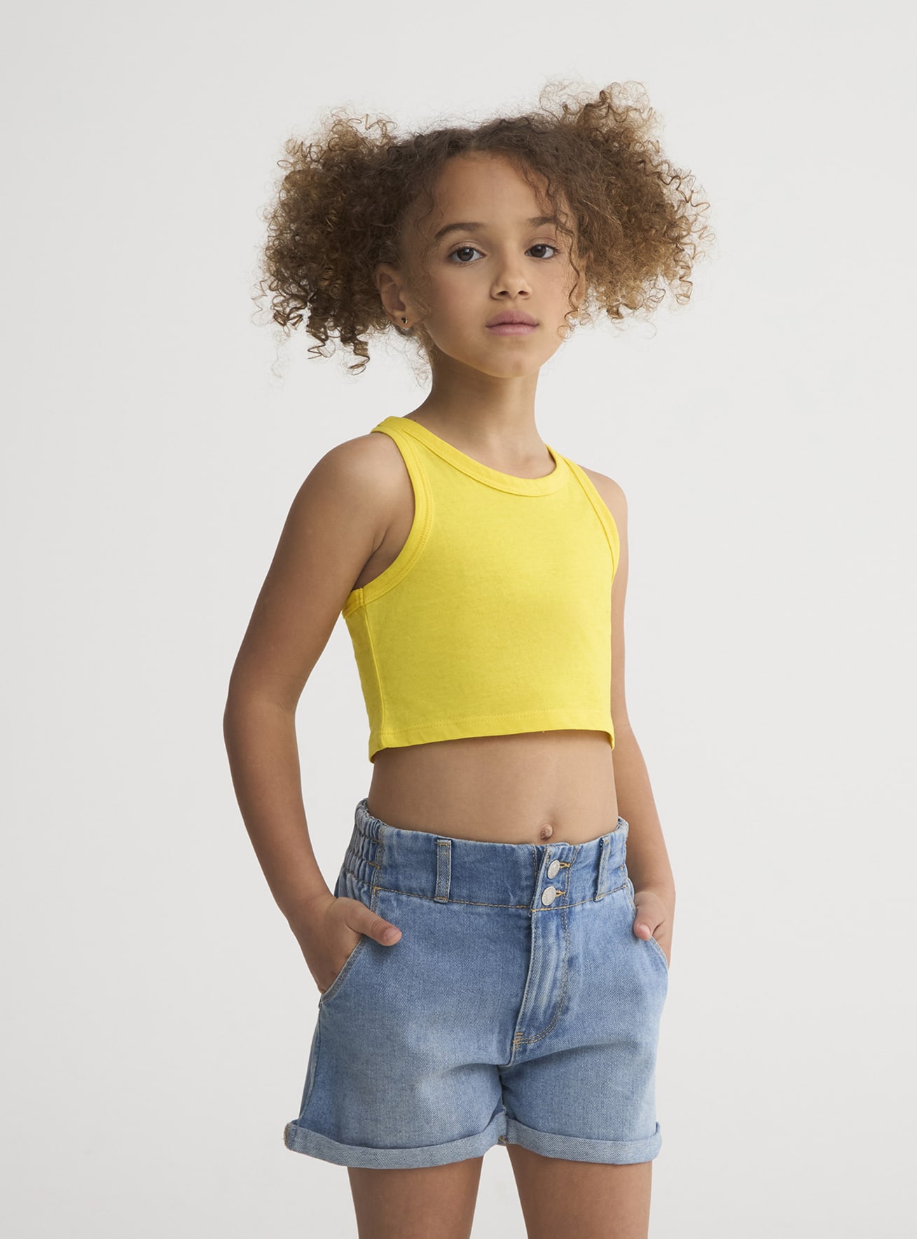 Short en Jeans Fille Terranova