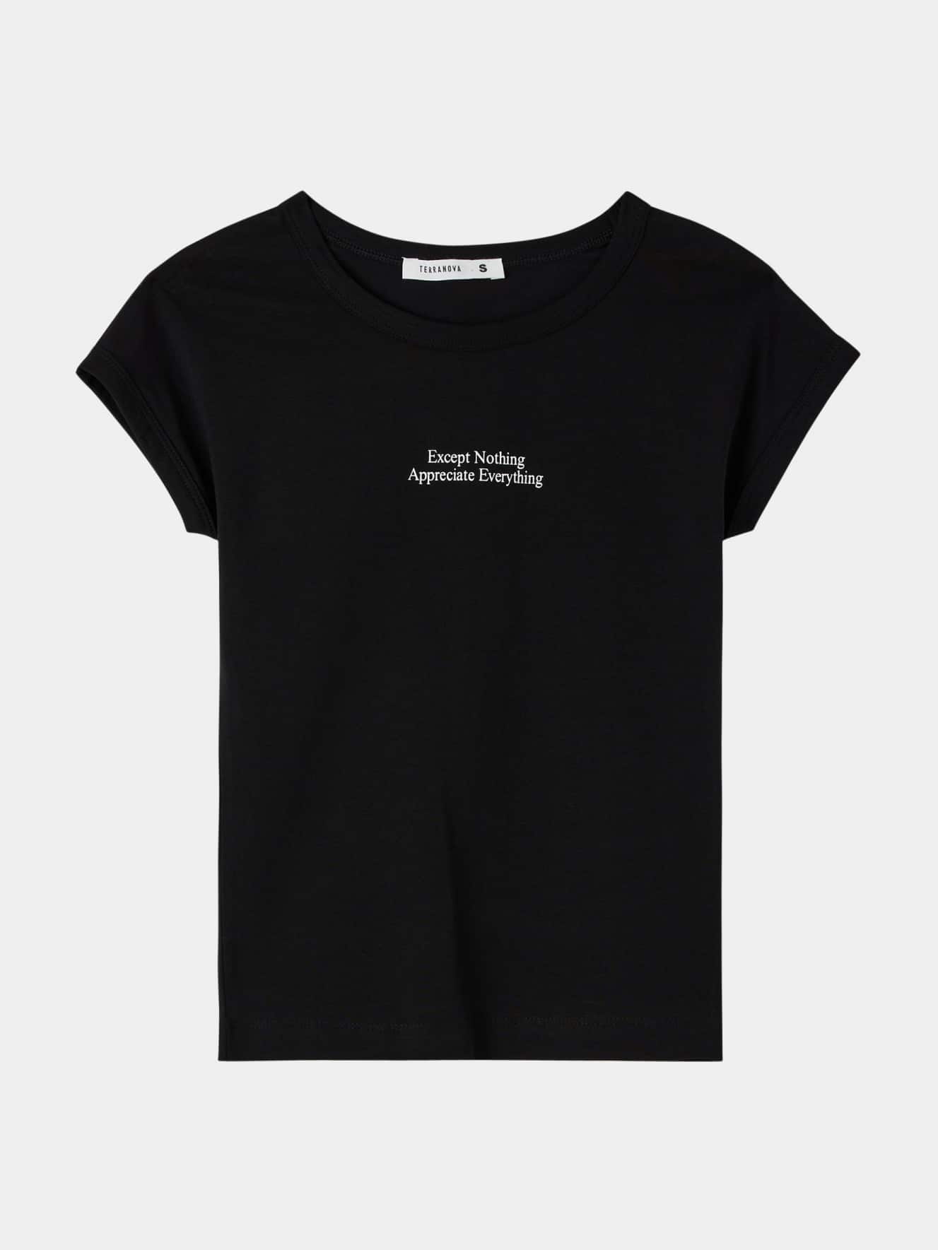 T-shirt scritta