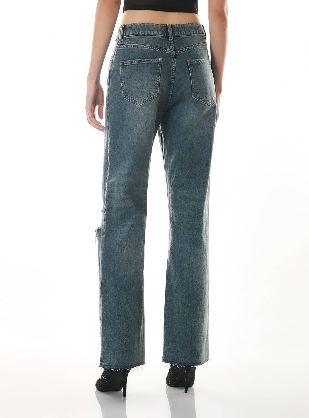Long pants jeans Woman Terranova