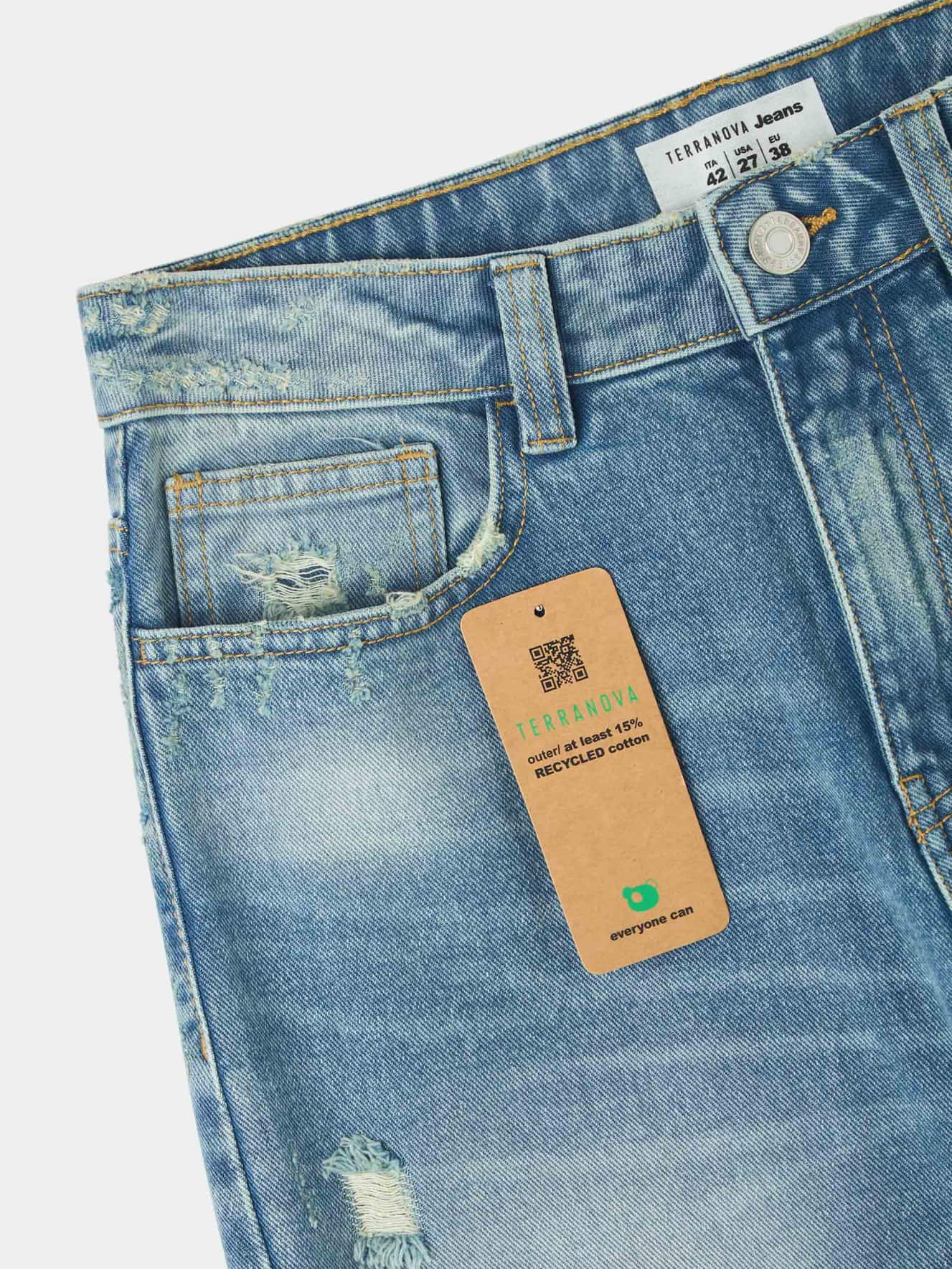 Long pants jeans Woman Terranova