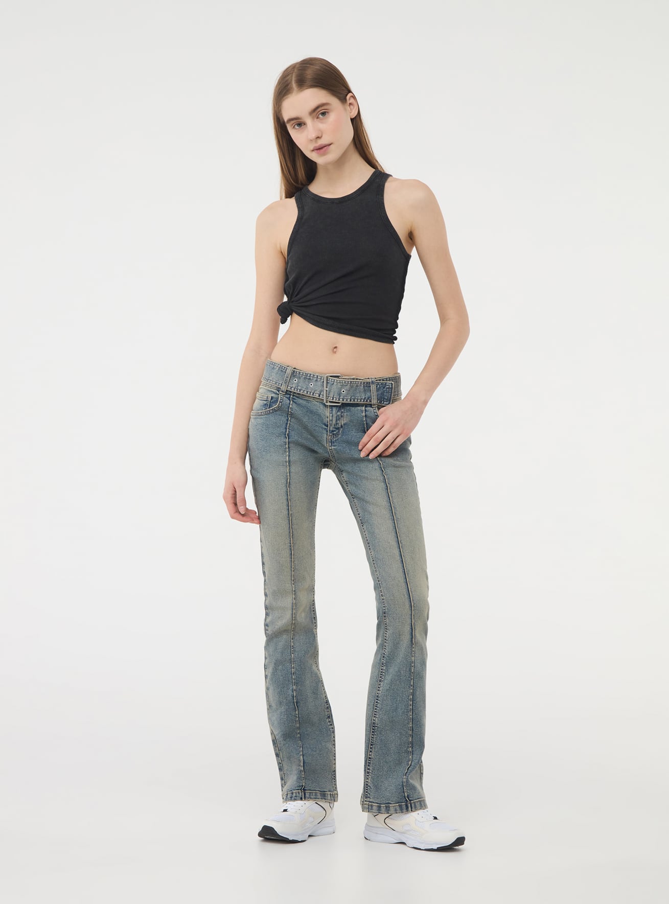 Pantalone Jeans Lungo Dámské Terranova