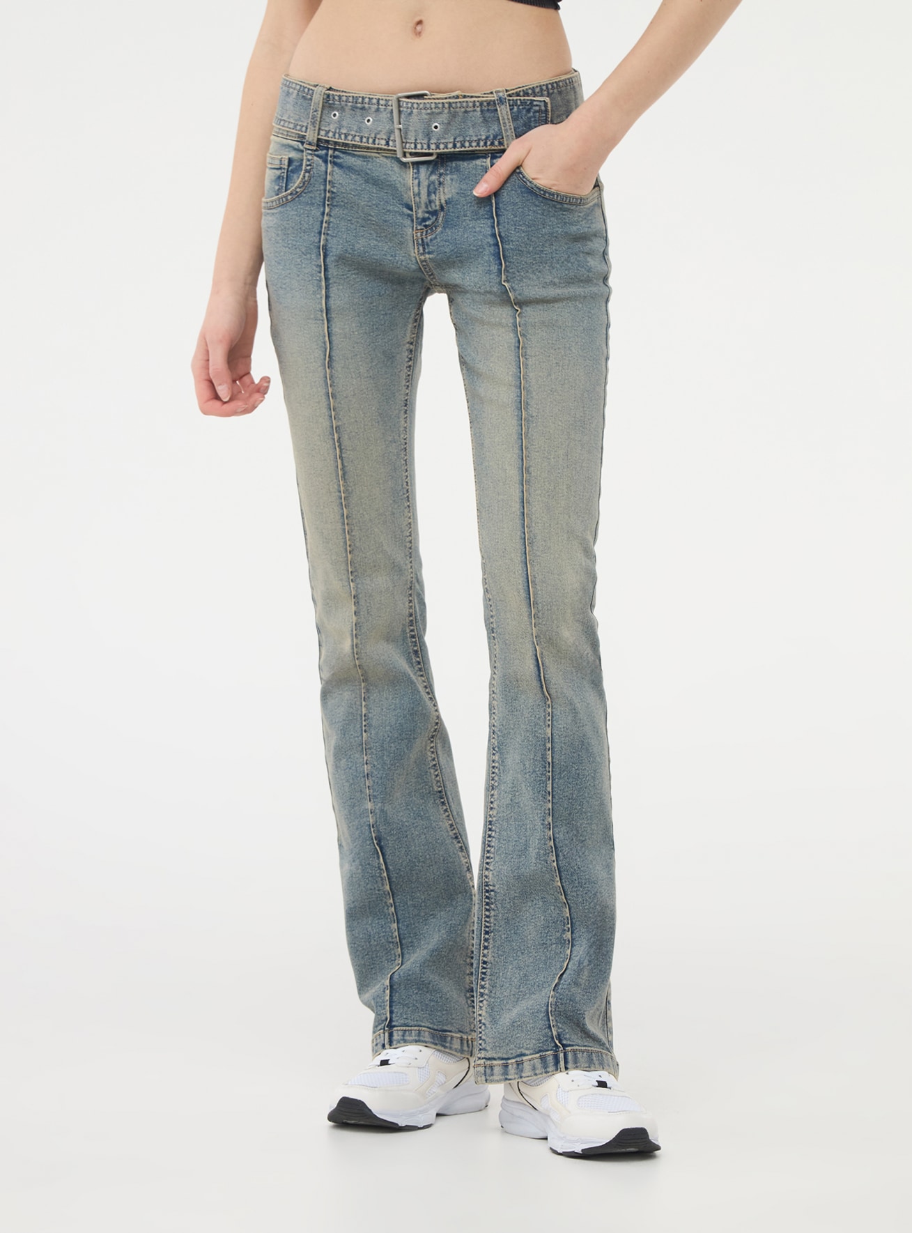 Pantalone Jeans Lungo Dámské Terranova