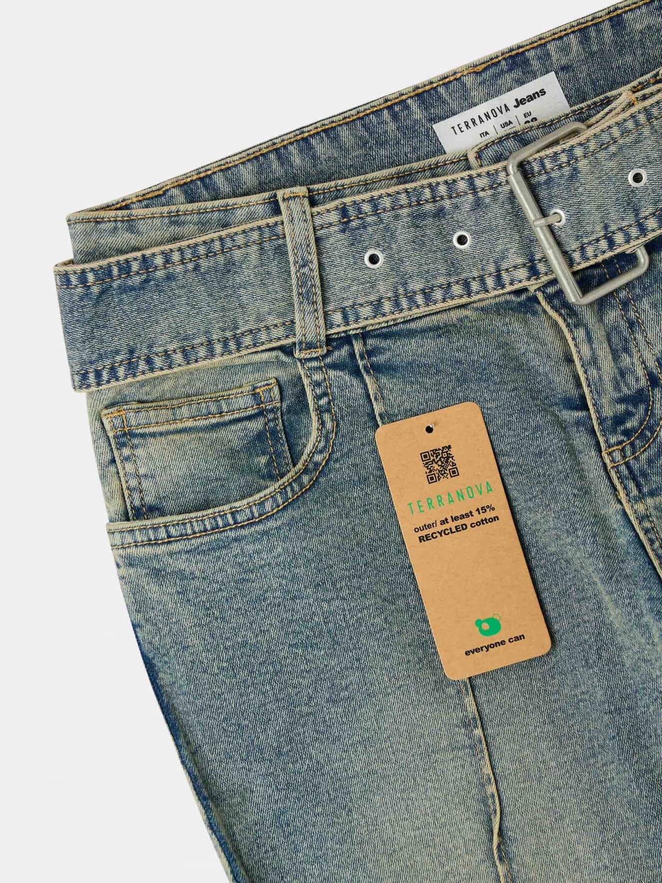 Pantalone Jeans Lungo Dámské Terranova