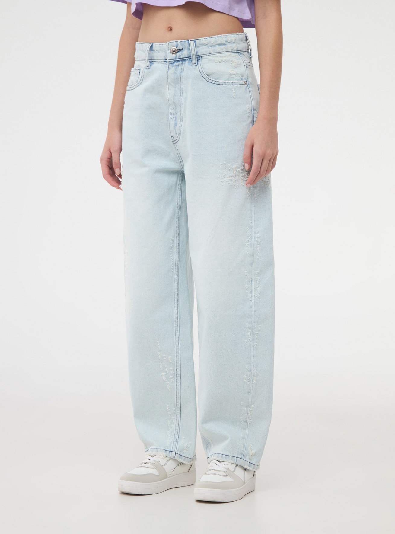Long pants jeans Woman Terranova