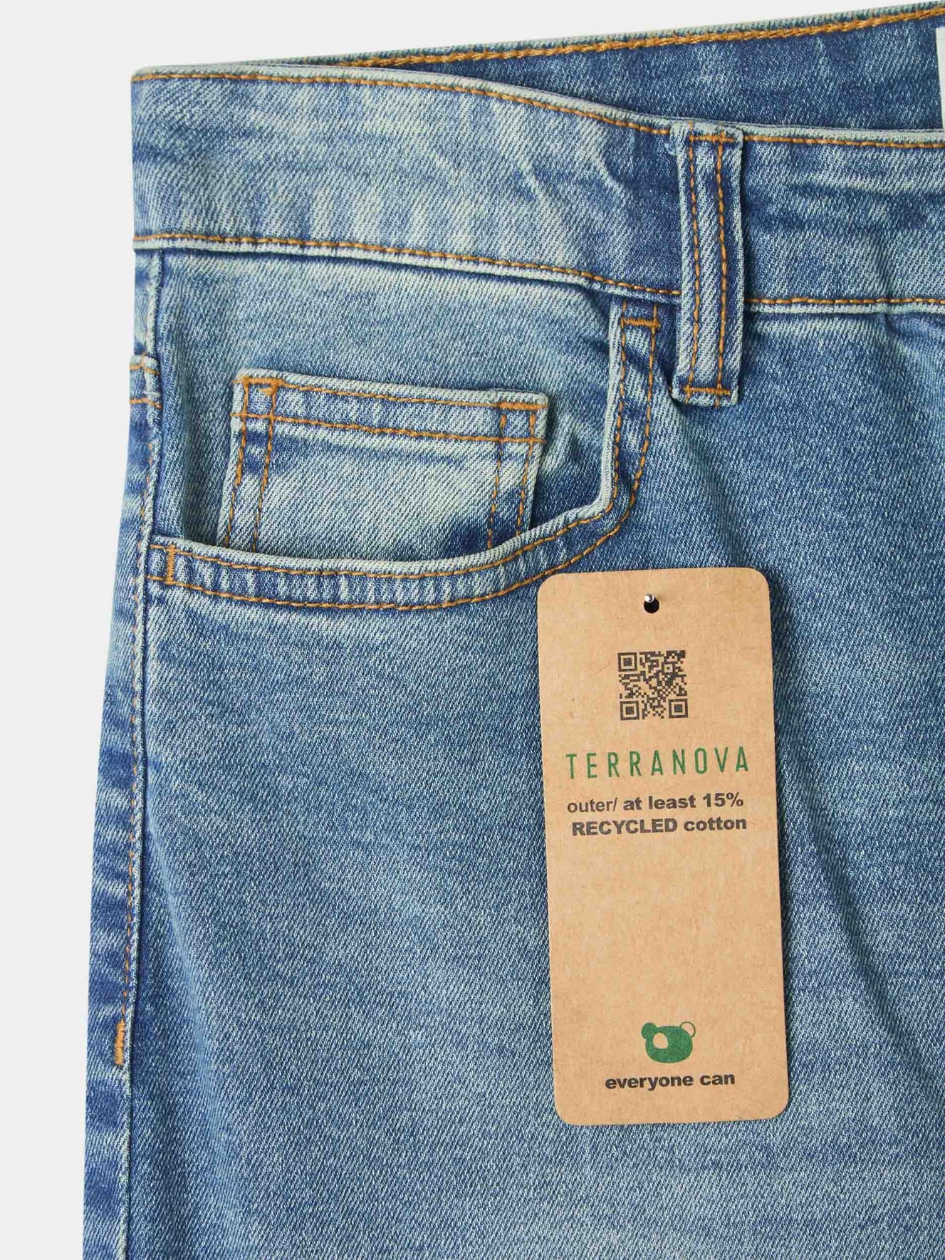 Pantalone Jeans Lungo Damen Terranova