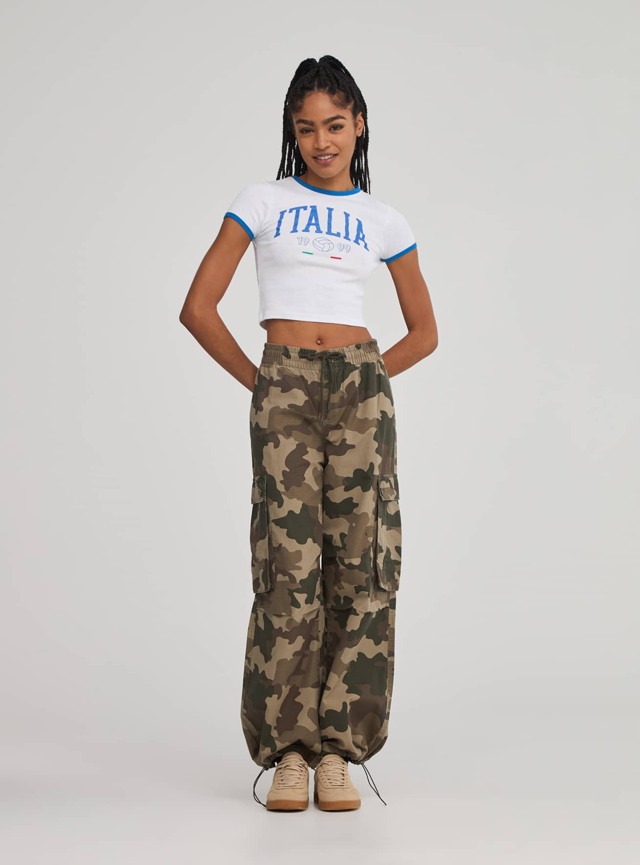 Pantaloni cargo terranova on sale