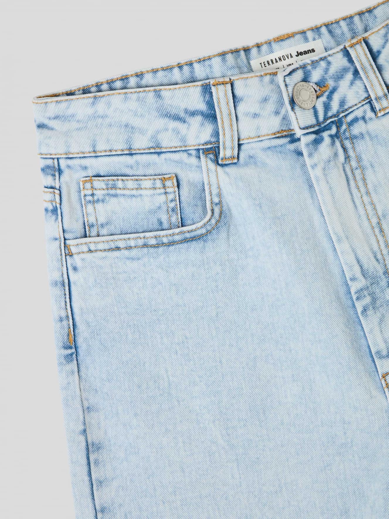 Pantalone Jeans Corto Donna Terranova