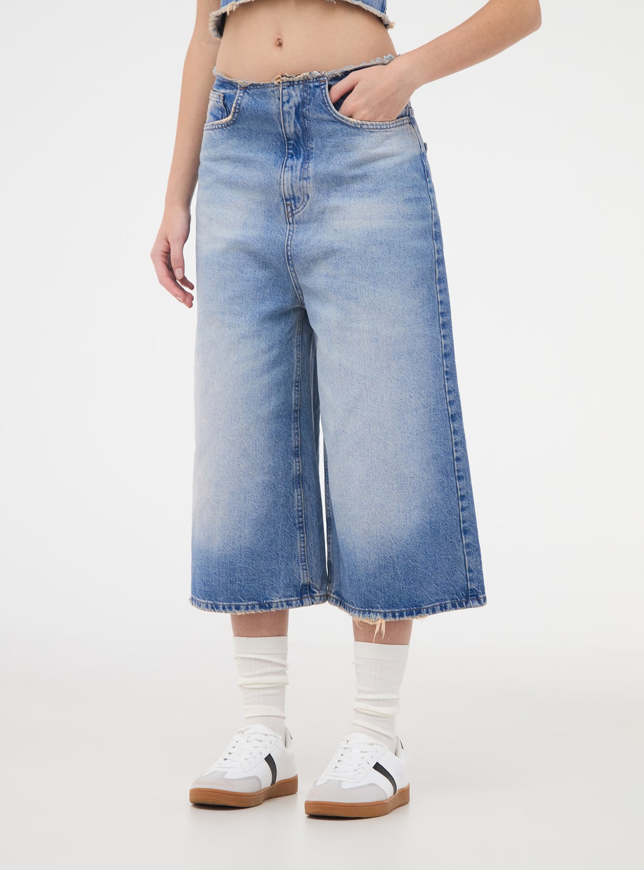 Pantalone Jeans Lungo Damen Terranova