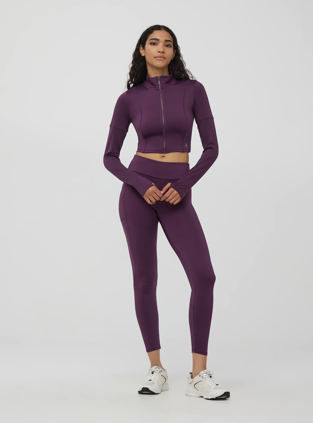 Cropped sports sweatshirt 2025