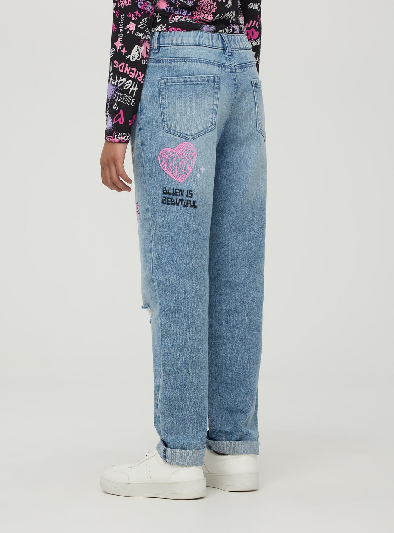 Jeans mom fit terranova online