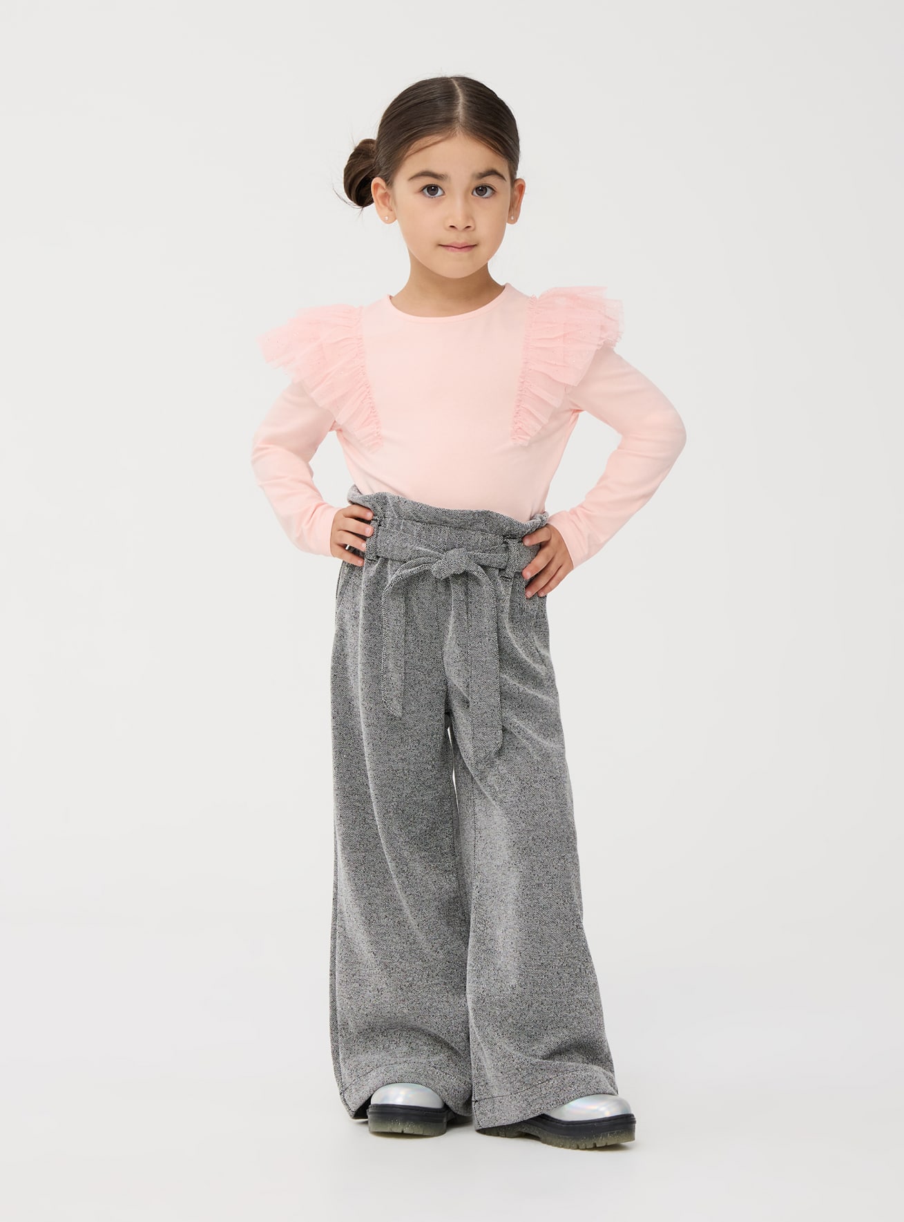 Wide leg trousers for girls online