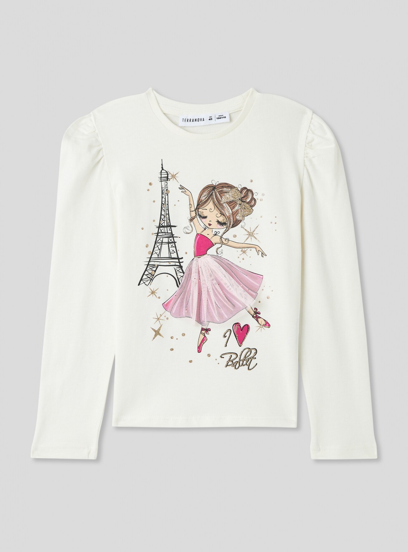 T-Shirt ML Detské dìvcì Terranova