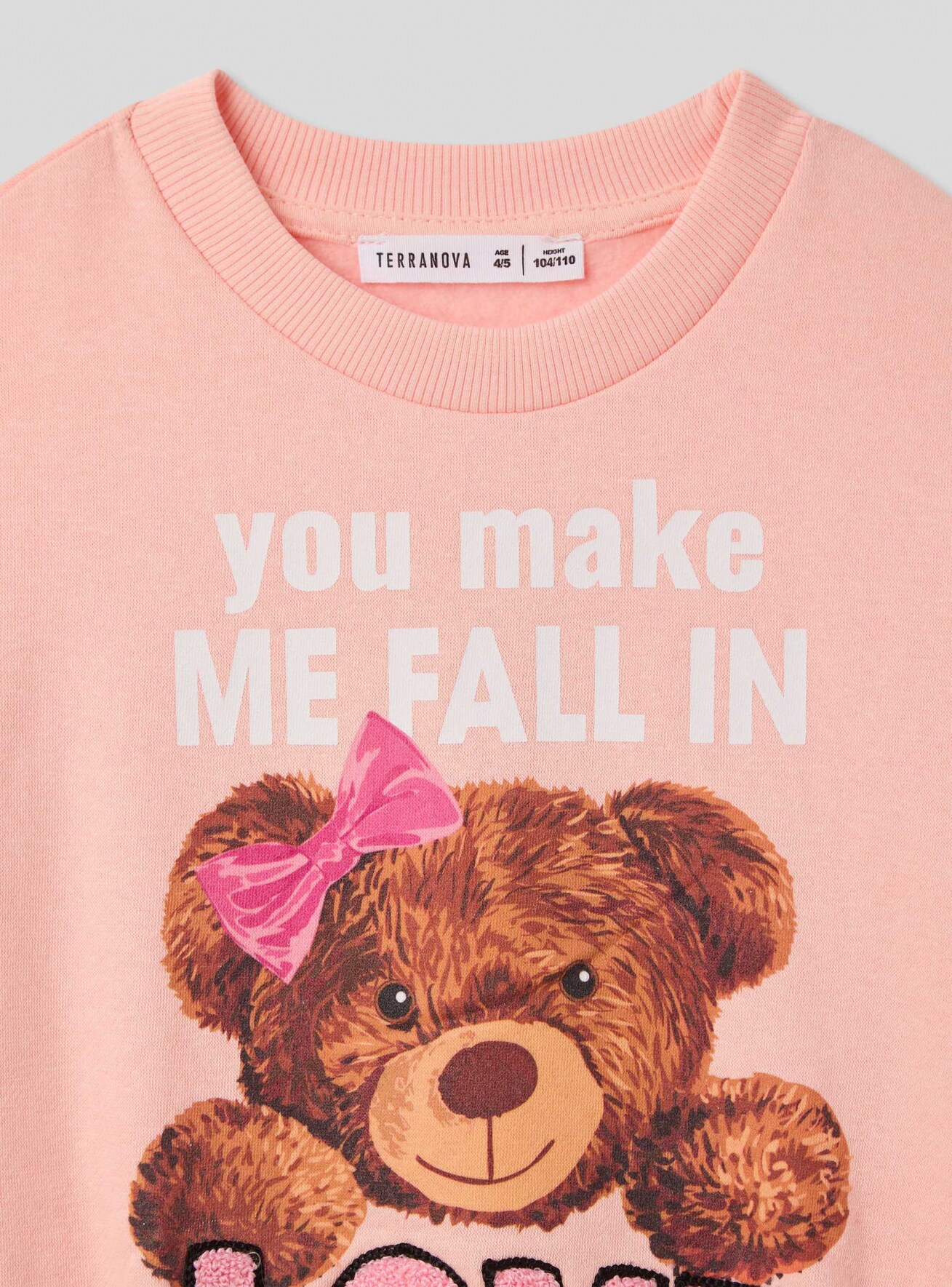 Teddy sweat shirt clearance