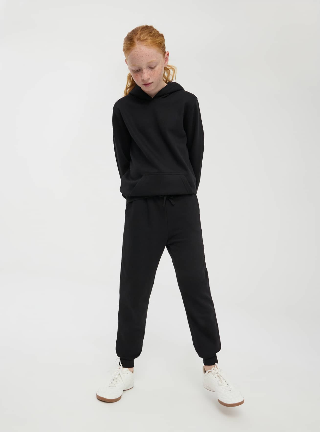 Black Plain lightweight jogging bottoms Buy Online Terranova