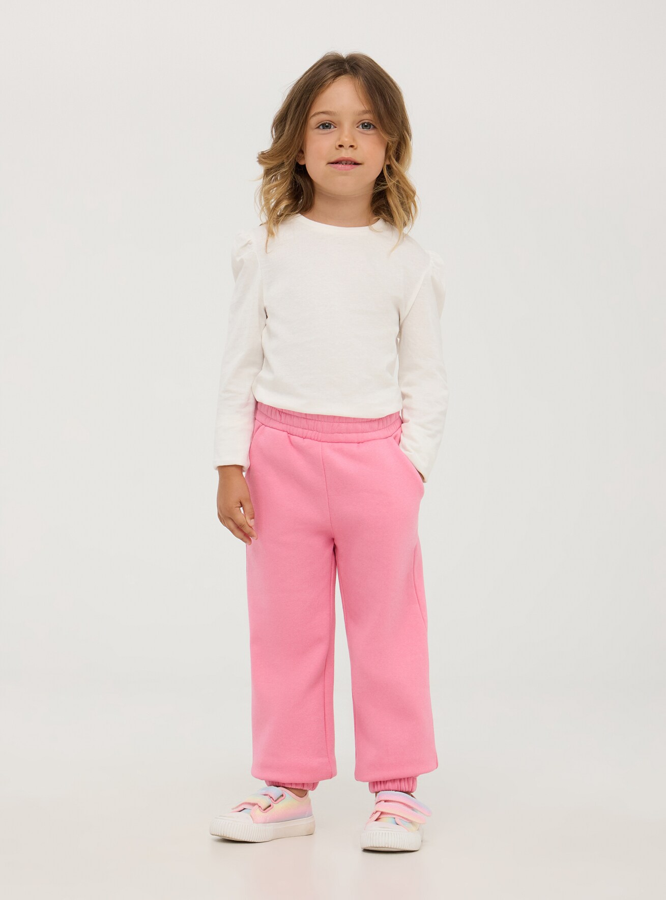 Pink bubble Plain tracksuit bottoms in heavy fabric Buy Online Terranova