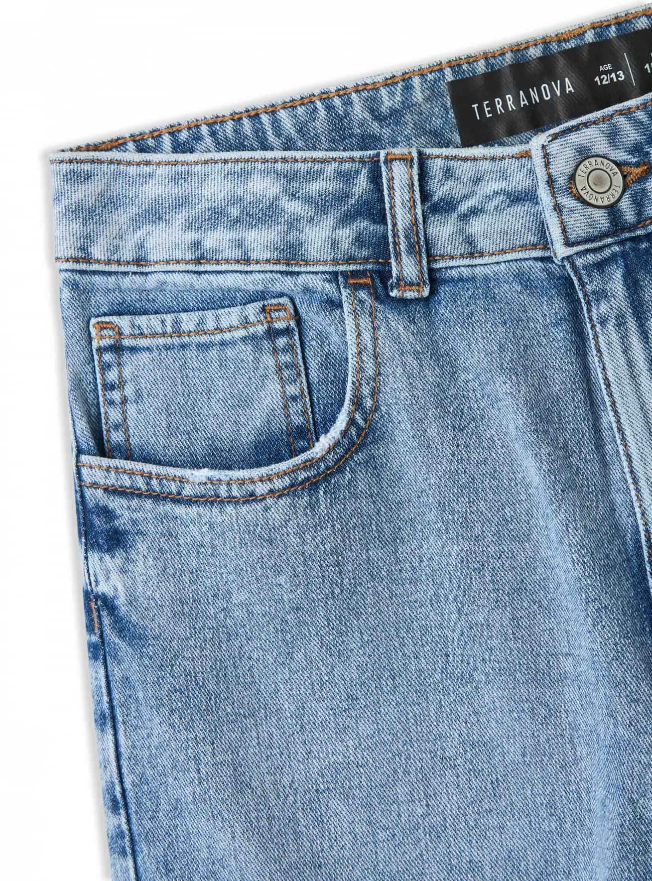 Pantalone Jeans Lungo Chłopiec Terranova
