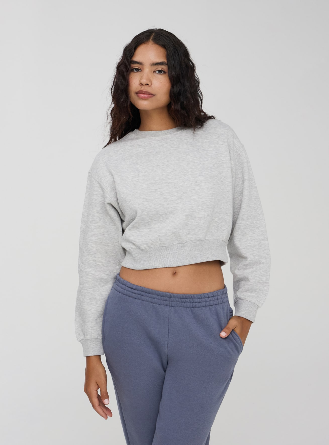 Grey sweat top outlet