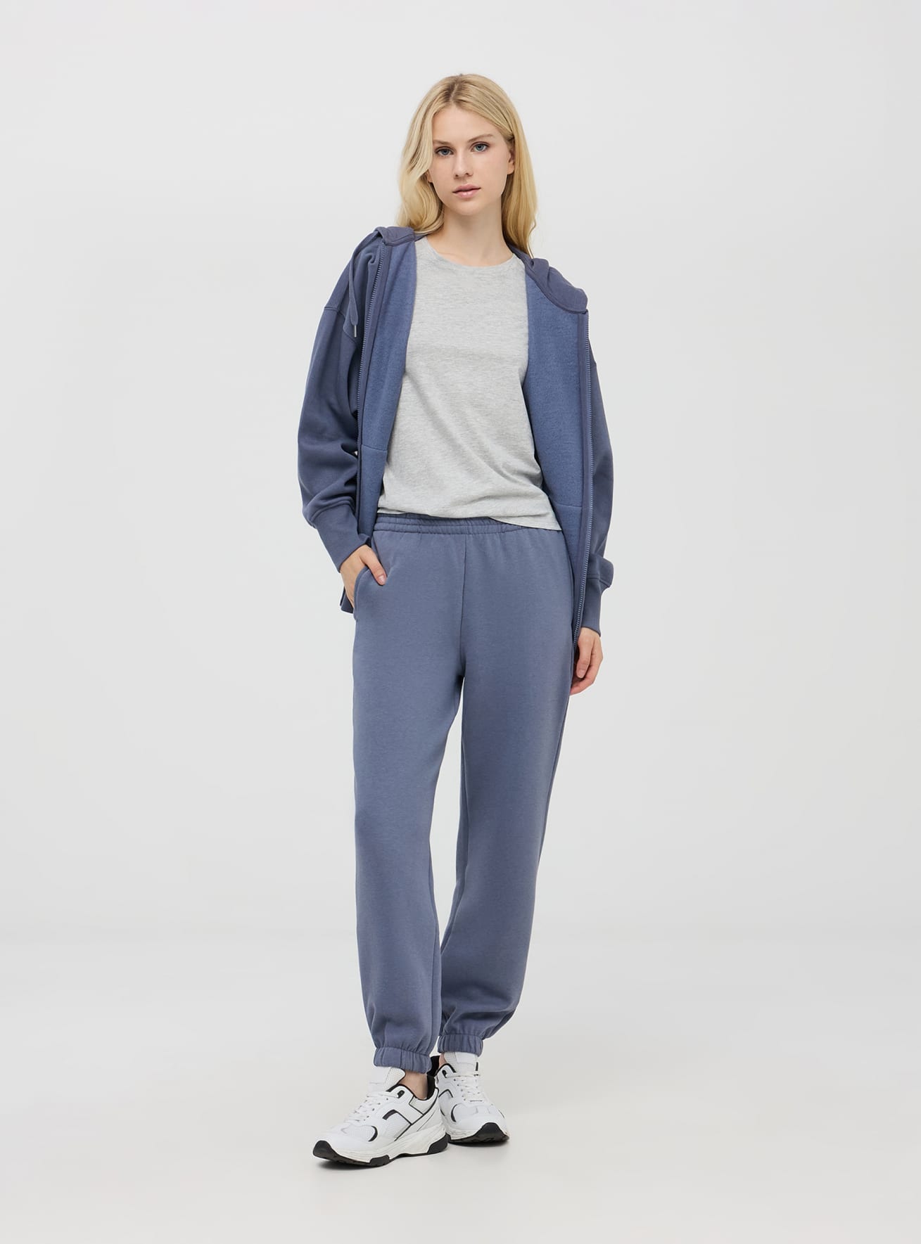 Pantaloni tuta pesanti a vita alta Avio Acquista Online Terranova