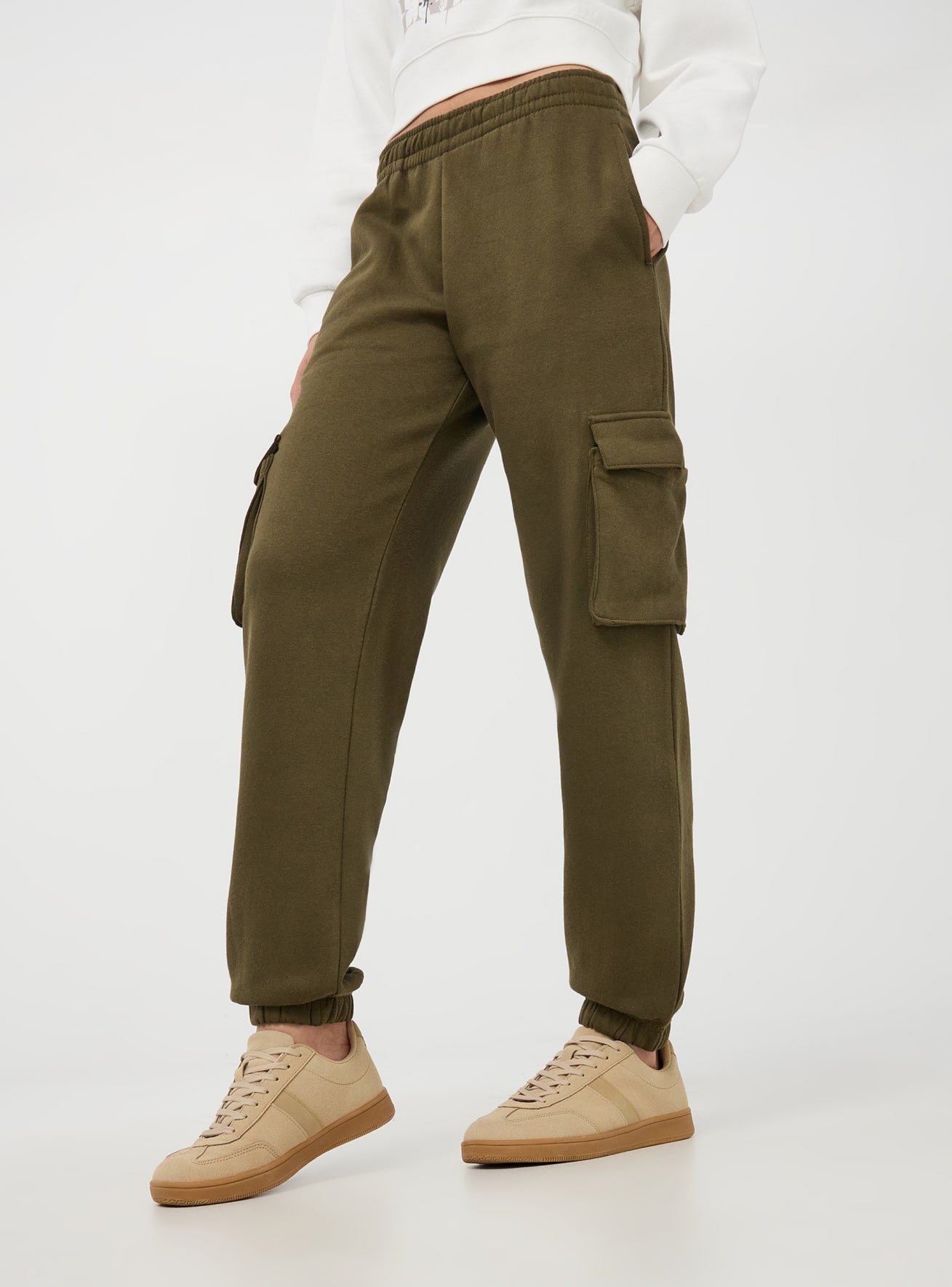 Duge sportske pantalone Žene Terranova