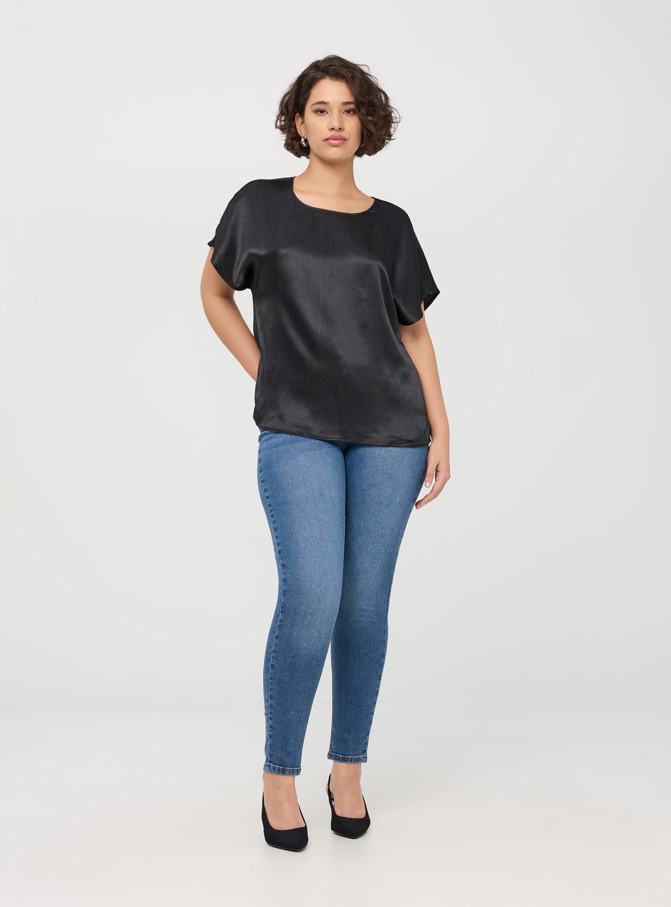 Pantalone Jeans Lungo Donna Terranova