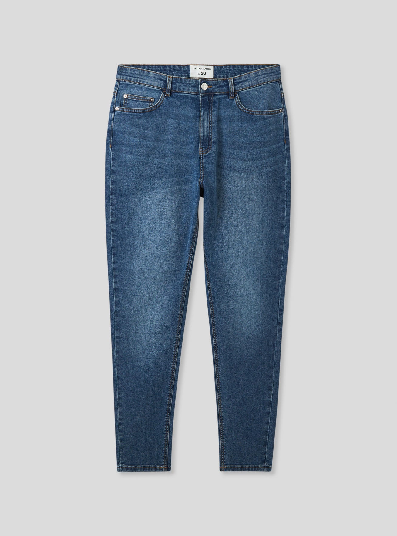 Pantalone Jeans Lungo Donna Terranova