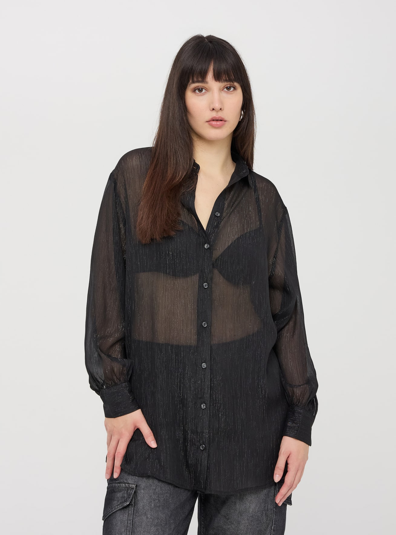 Camicia over luccicante