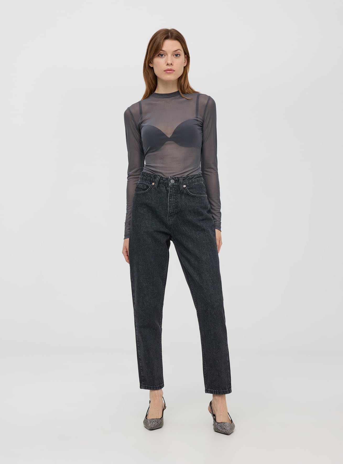 Pantalone Jeans Lungo Dámské Terranova
