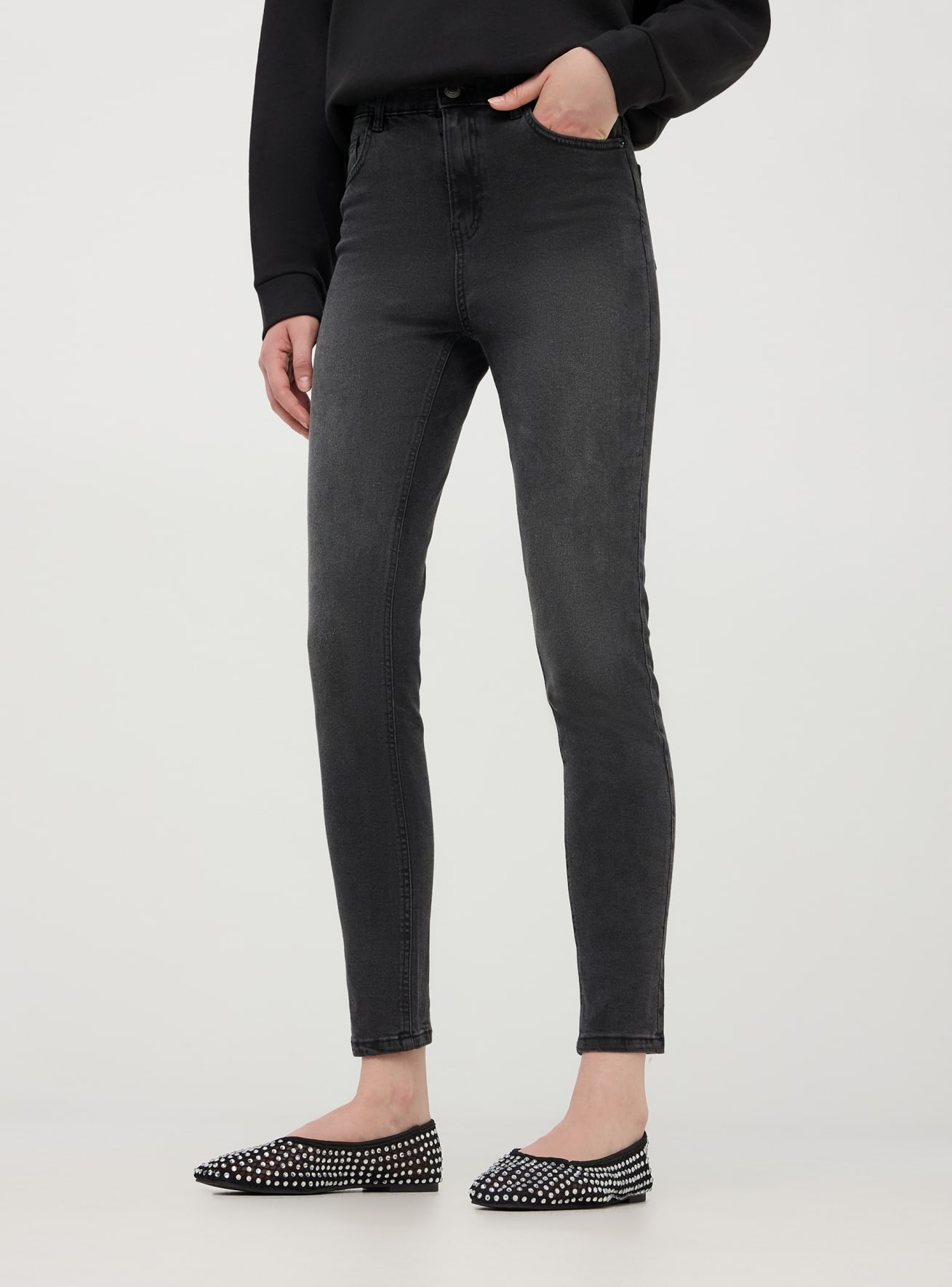 Pantalone Jeans Lungo Dámské Terranova