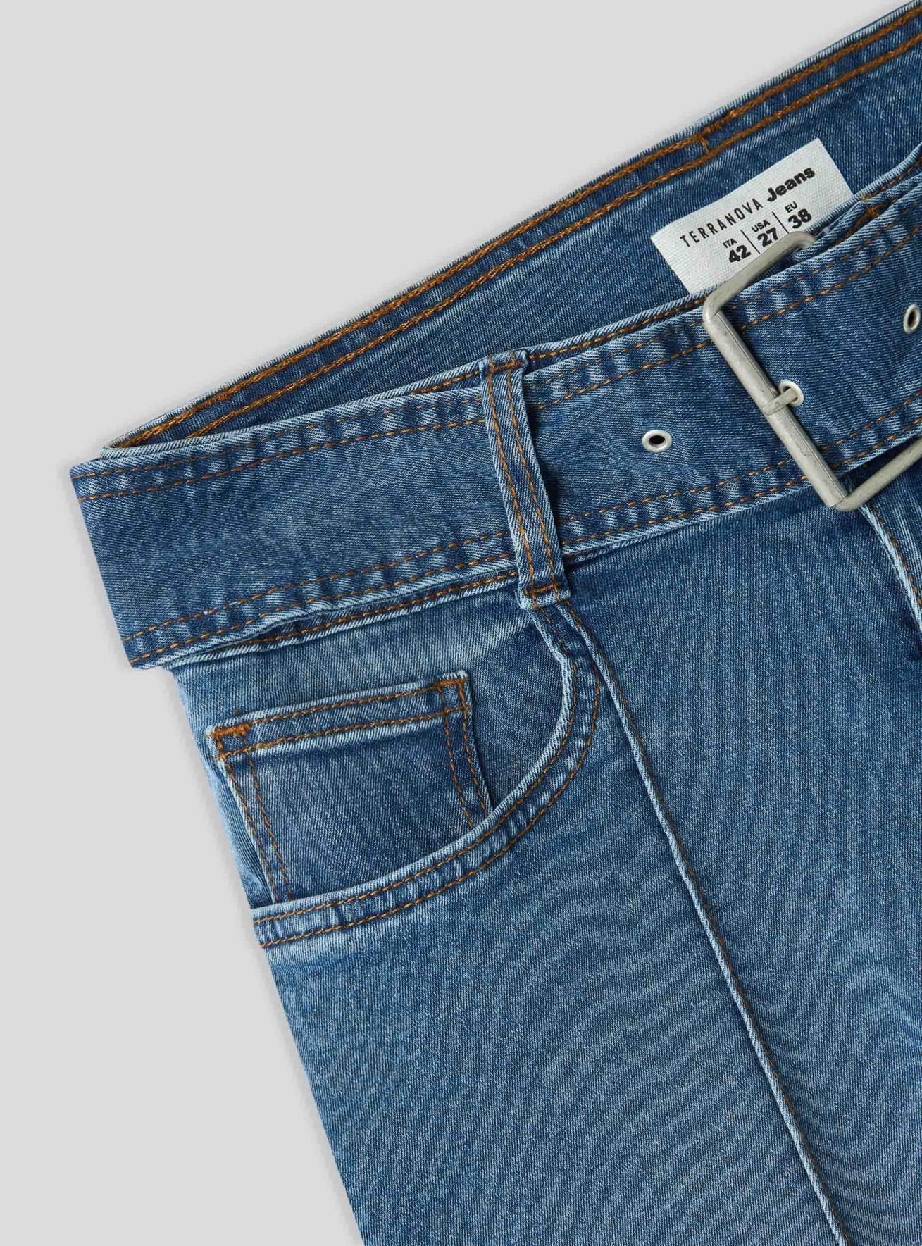 Pantalone Jeans Lungo Zena Terranova