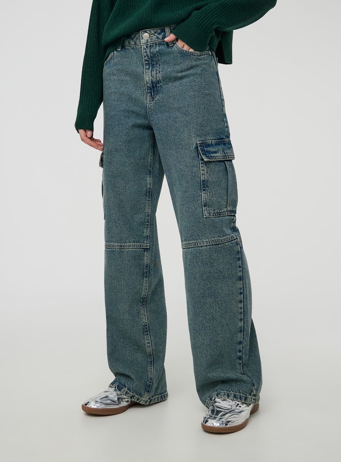 Pantalone Jeans Lungo Donna Terranova