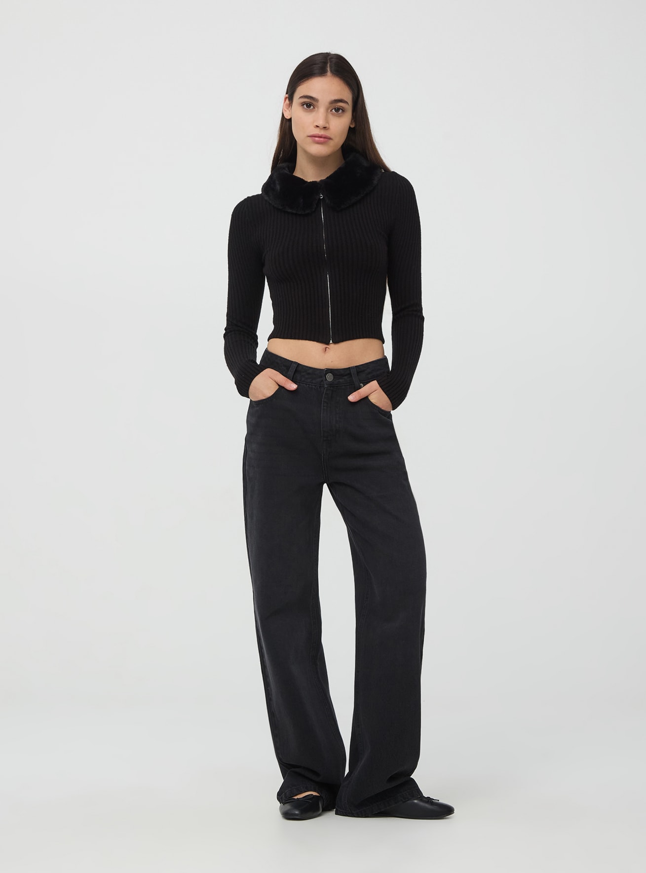 Jeans neri terranova discount