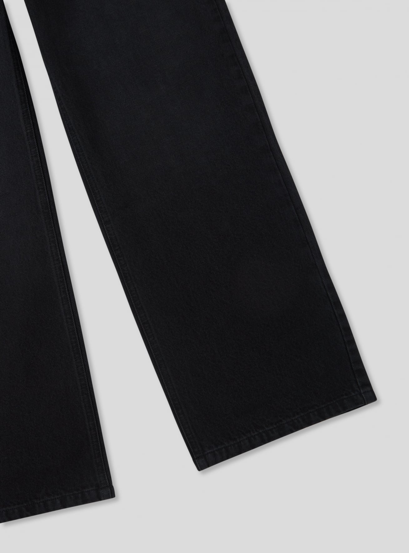 Jeans scuri wide leg nero denim Terranova