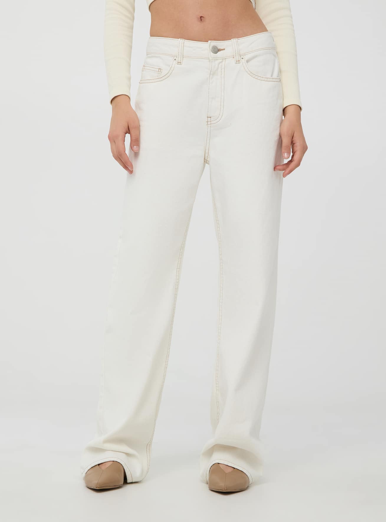 Pantalone Jeans Lungo Damen Terranova