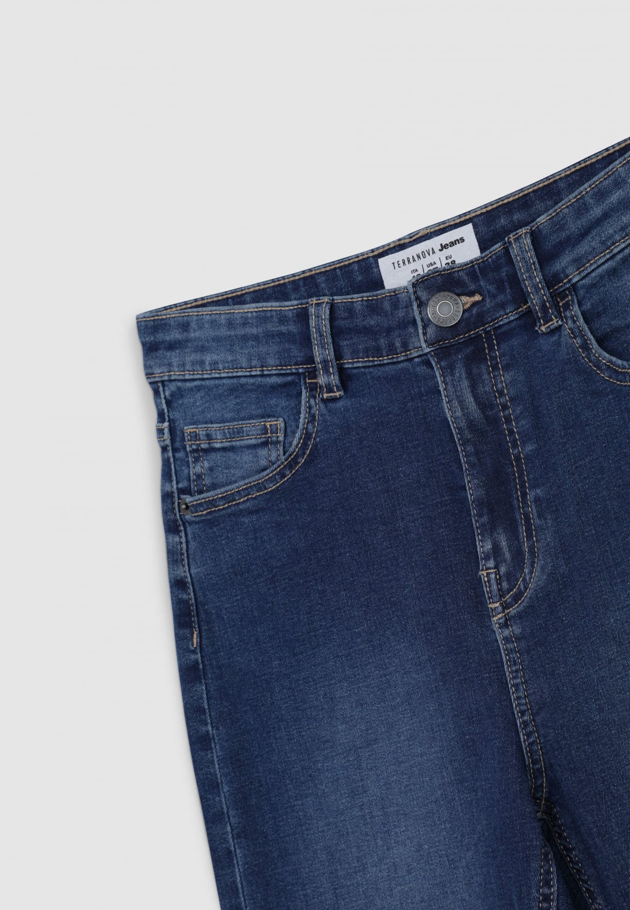 Pantalone Jeans Lungo Dámské Terranova