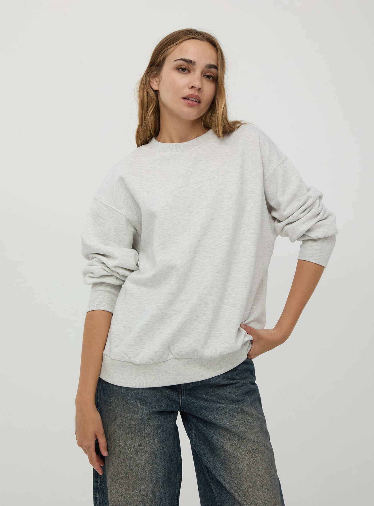 Felpa senza cappuccio donna top
