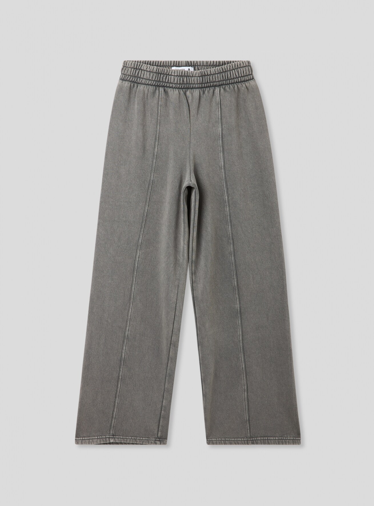 Grey Wide leg tracksuit trousers with visible seams - Buy Grey Wide leg tracksuit trousers with visible seams - Buy