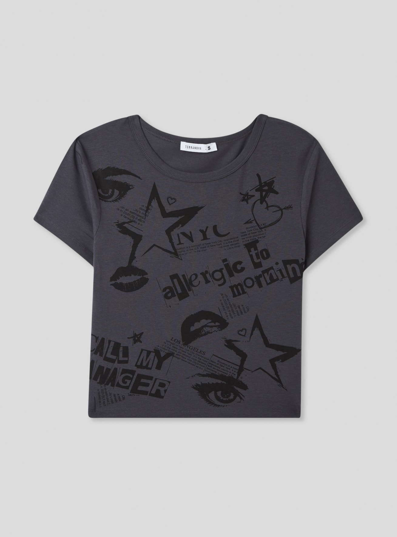 T-Shirt MC Damen Terranova