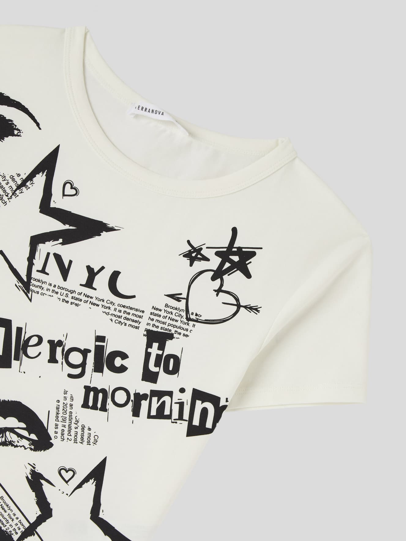 T-Shirt MC Damen Terranova