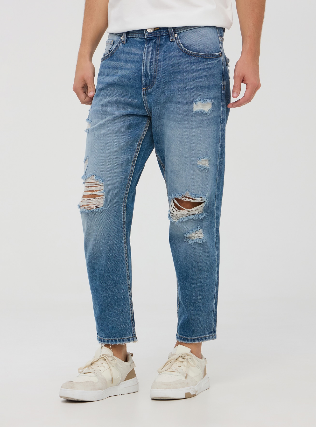 Pantalone Jeans Lungo Pánské Terranova