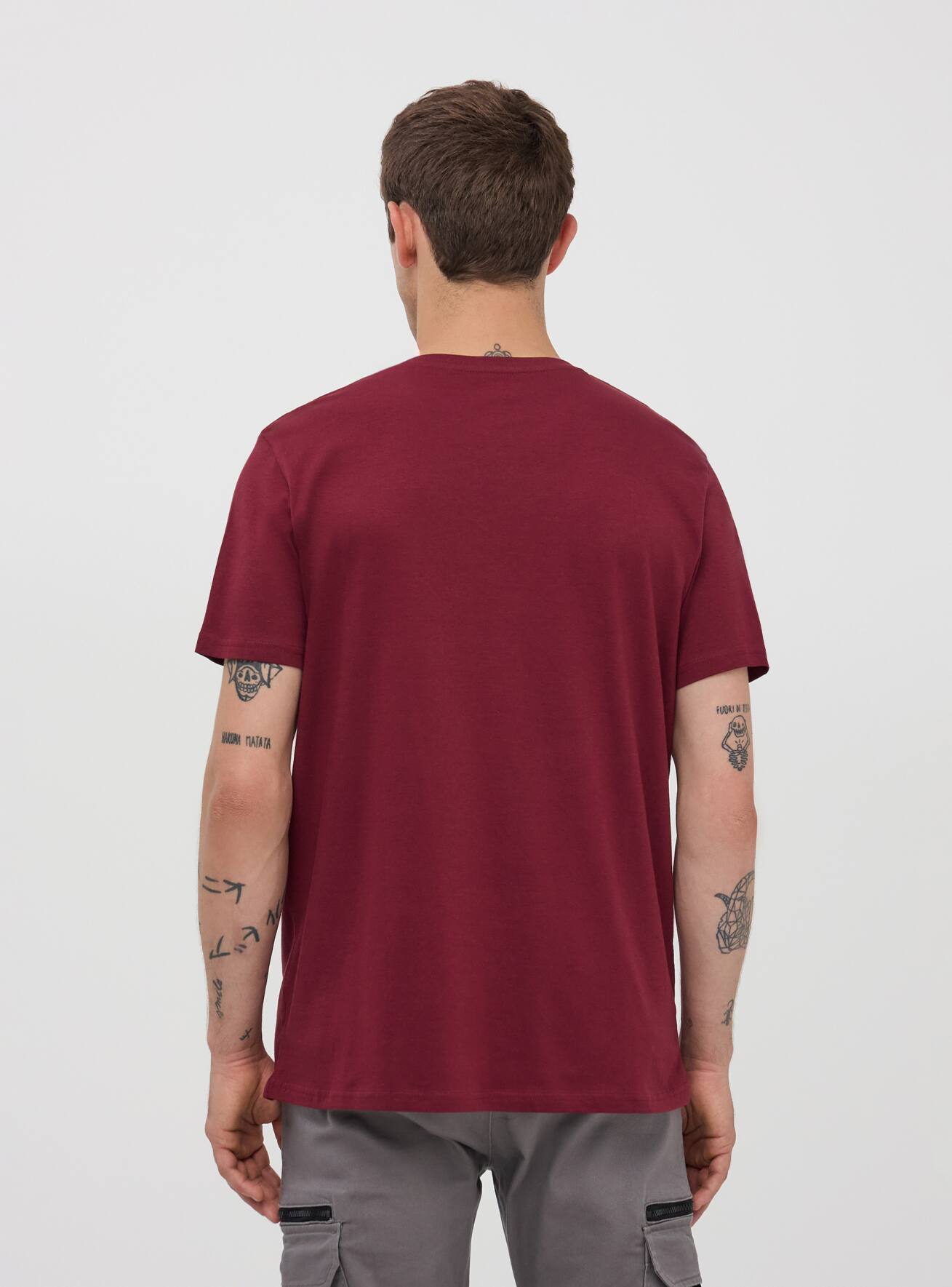 T shirt oversize homme rouge best sale