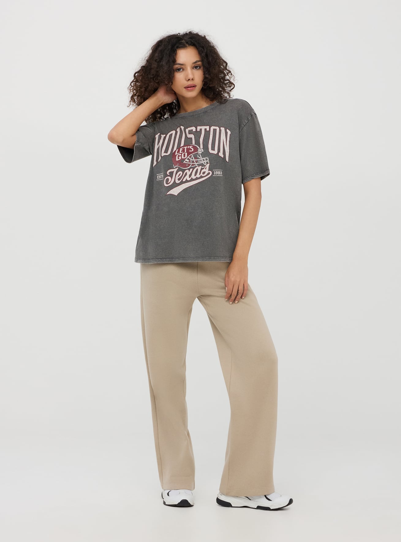 T-shirt stampa college