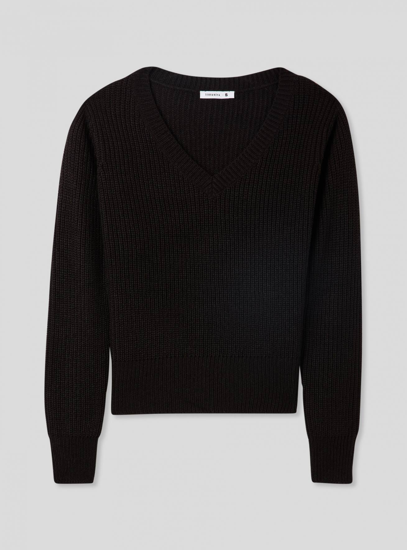 Ribbed v neck jumper new arrivals
