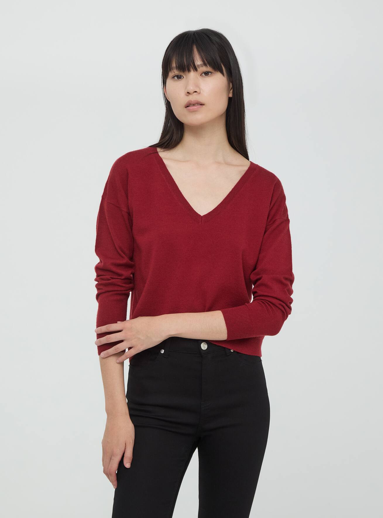 Maglia scollo av donna sales