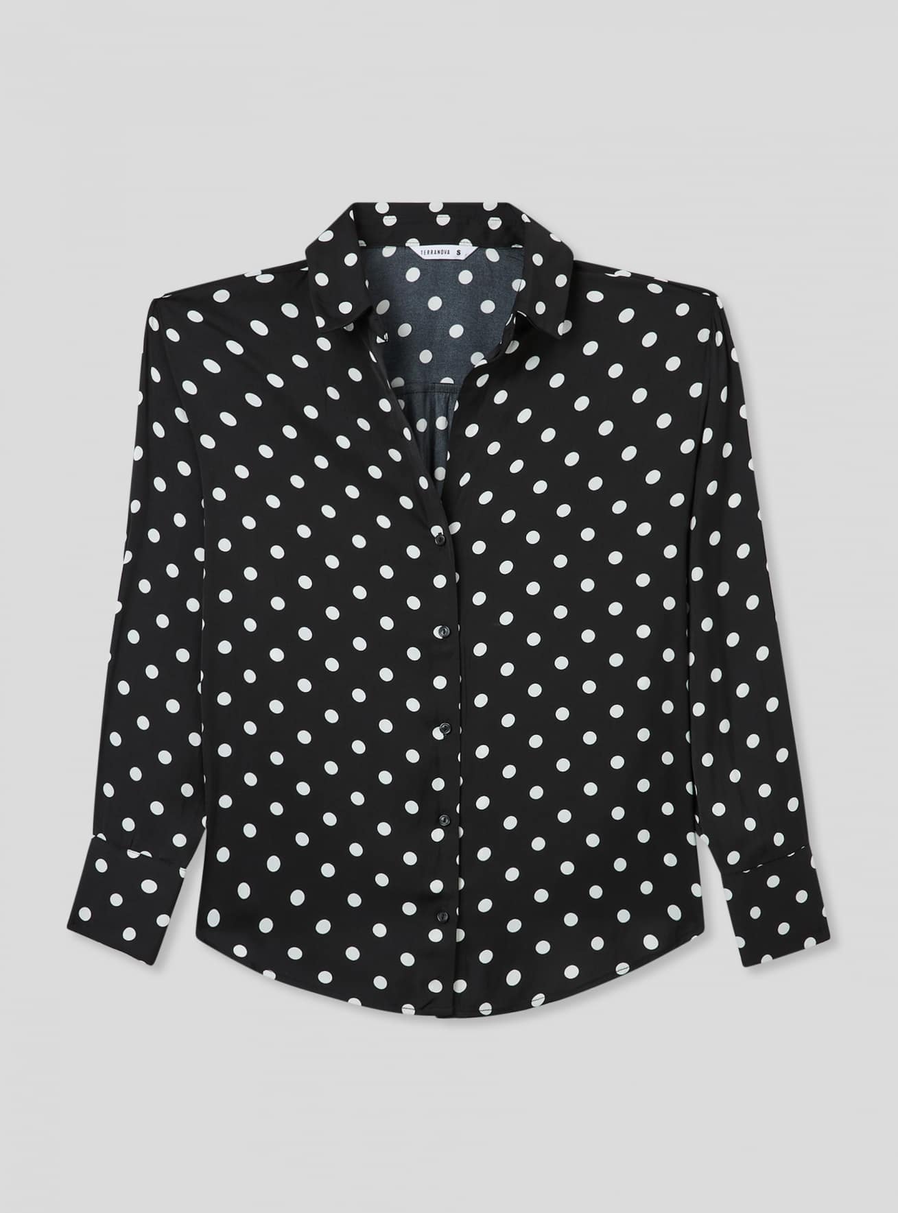 Ladies polka dot shirt outlet